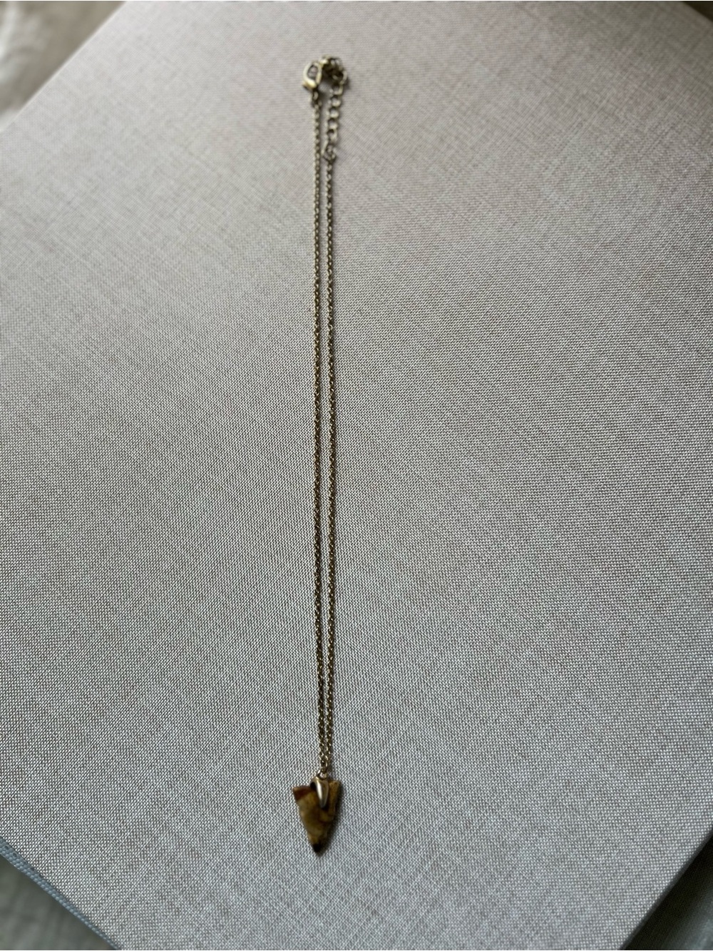Boutique Gold Tone Arrowhead Necklace